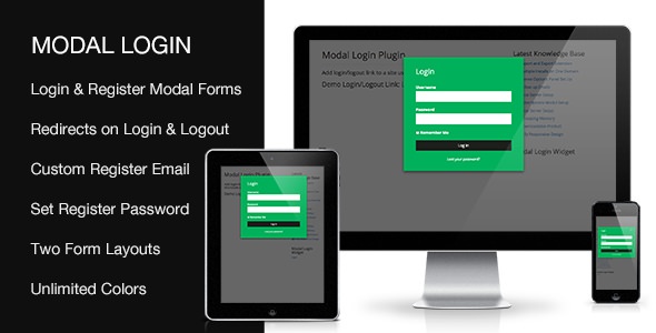 Modal Login