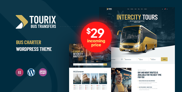 Tourix - Bus Charter WordPress Theme