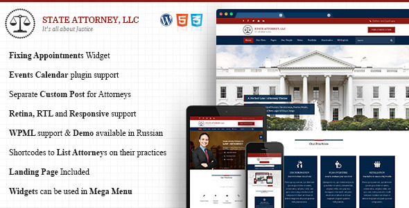 Attorney - Law WordPress