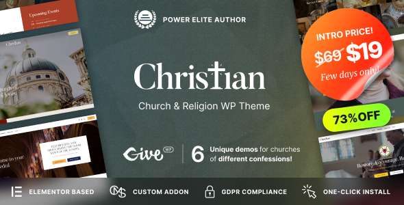 Christian - Church WordPress Theme
