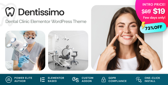 Dentissimo - Medical & Dentist WordPress Theme