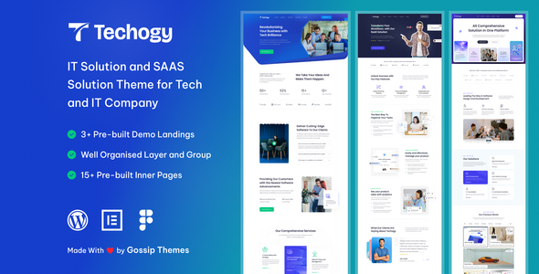 Techogy - IT Solutions & Technology WordPress Theme