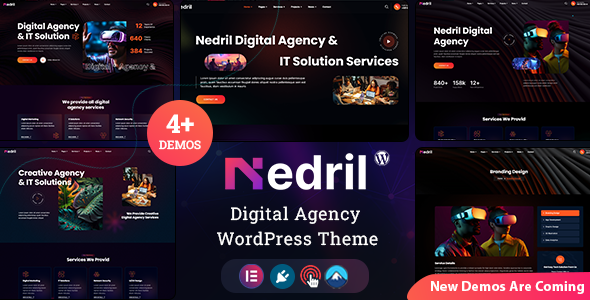 Nedril - Creative Digital Agency WordPress Theme