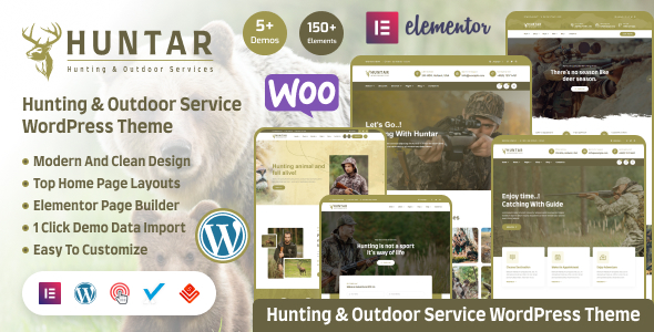 Huntar - Hunting & Outdoor WordPress Theme