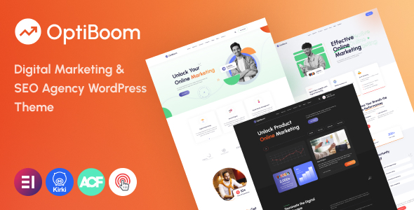 OptiBoom – Digital Marketing & SEO Agency WordPress Theme
