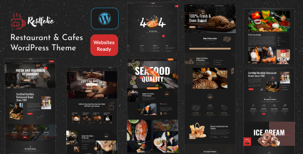 Restfolio - Elementor Restaurants & Cafes WordPress Theme