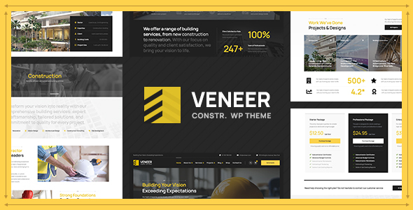 Veneer - Construction & Renovation WordPress Theme