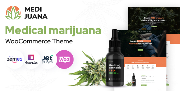 Medijuana - Medical Cannabis WordPress Theme