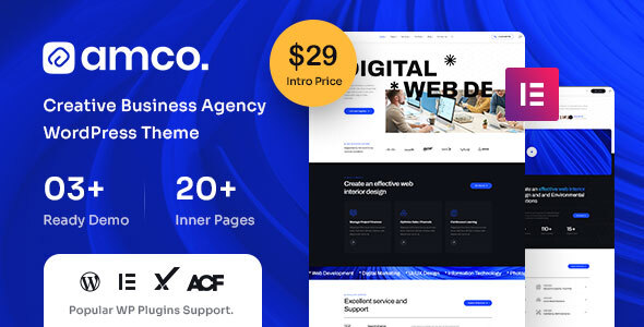 Amco - Creative Business Agency WordPress Theme