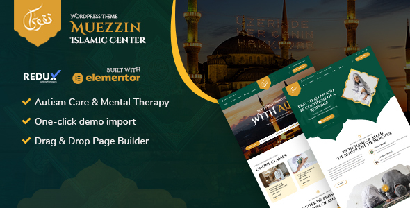 Muezzin- Islamic Center & Mosque WordPress Theme