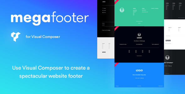 Mega Footer for WPBakery