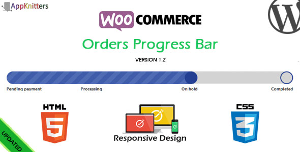 WooCommerce Orders Progress bar