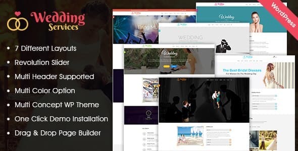 Wedding Services WordPress Theme