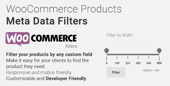 WooCommerce Products Meta Data Filters