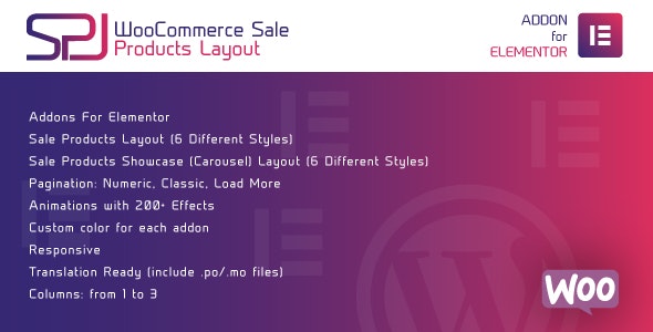 WooCommerce Sale Products Layout for Elementor