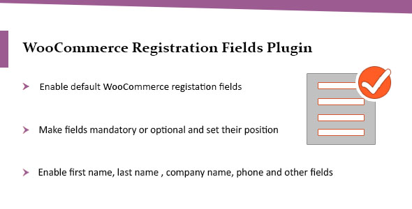 WooCommerce Registration Plugin