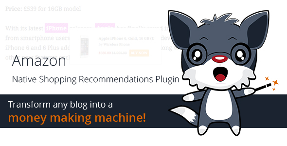 Amazon Native Shopping Recommendations Plugin